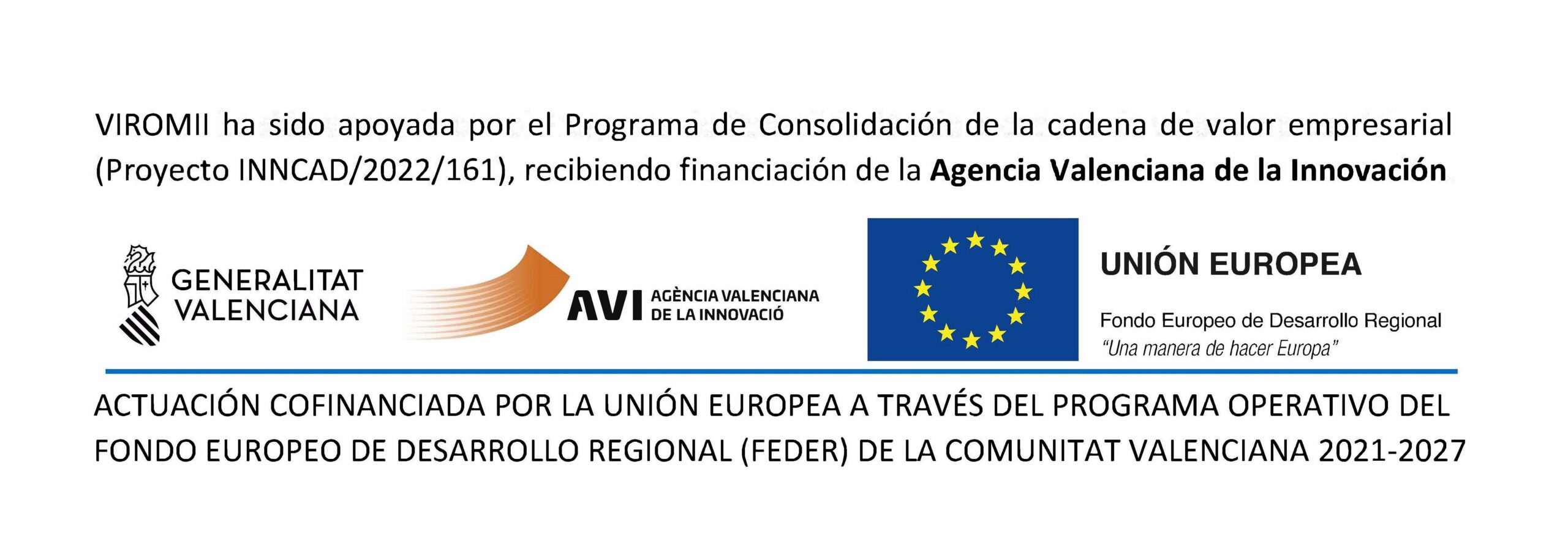 Proyecto BIOPLA del Programa de Consolidación de la cadena de valor empresarial financiado por la AVI y FEDER