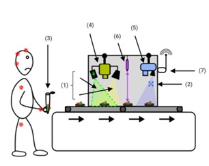 System for the remote optical detection of pathogens technology